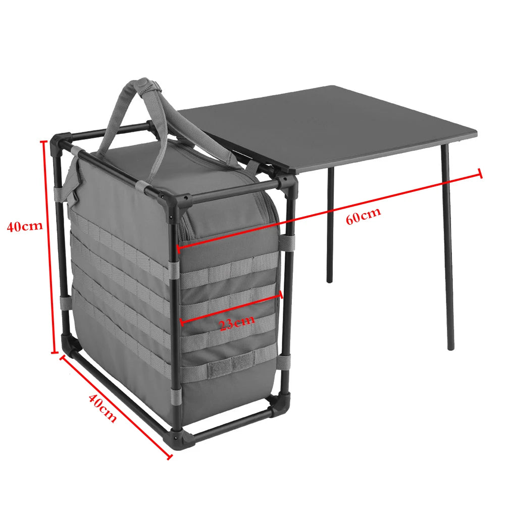 Durable Alloy Camping Table for BBQ, Hunting & Outdoor Use