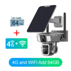 4G & WiFi Outdoor Solar Camera with Auto Tracking