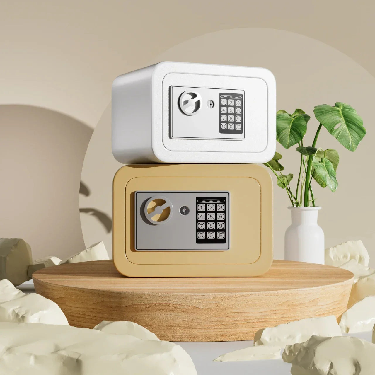 Portable Home Office Safe Box with Electronic Lock