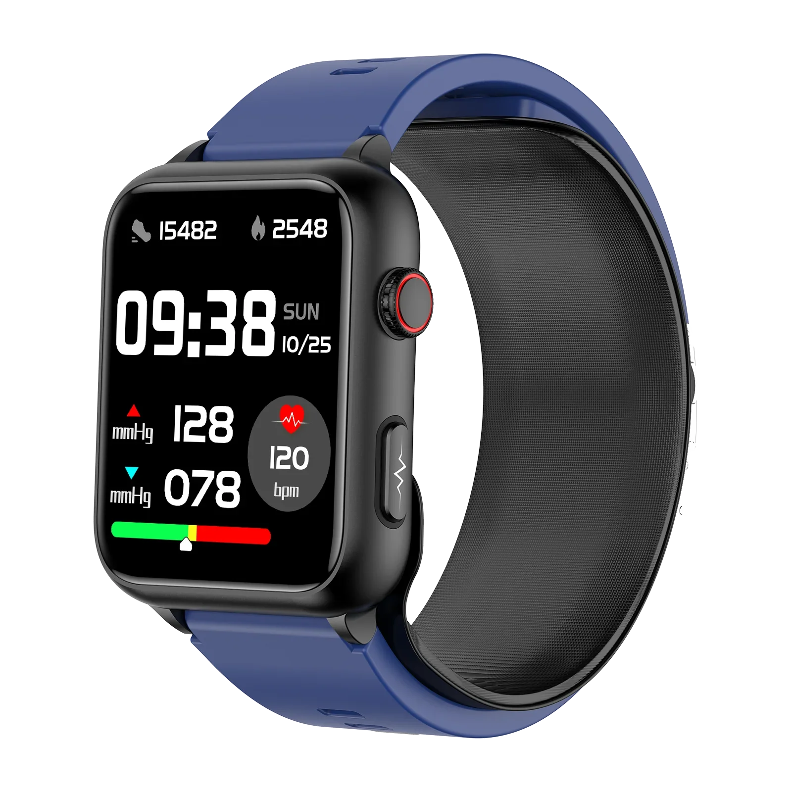 1.91" Health Tracker Watch with ECG, BP, Uric Acid