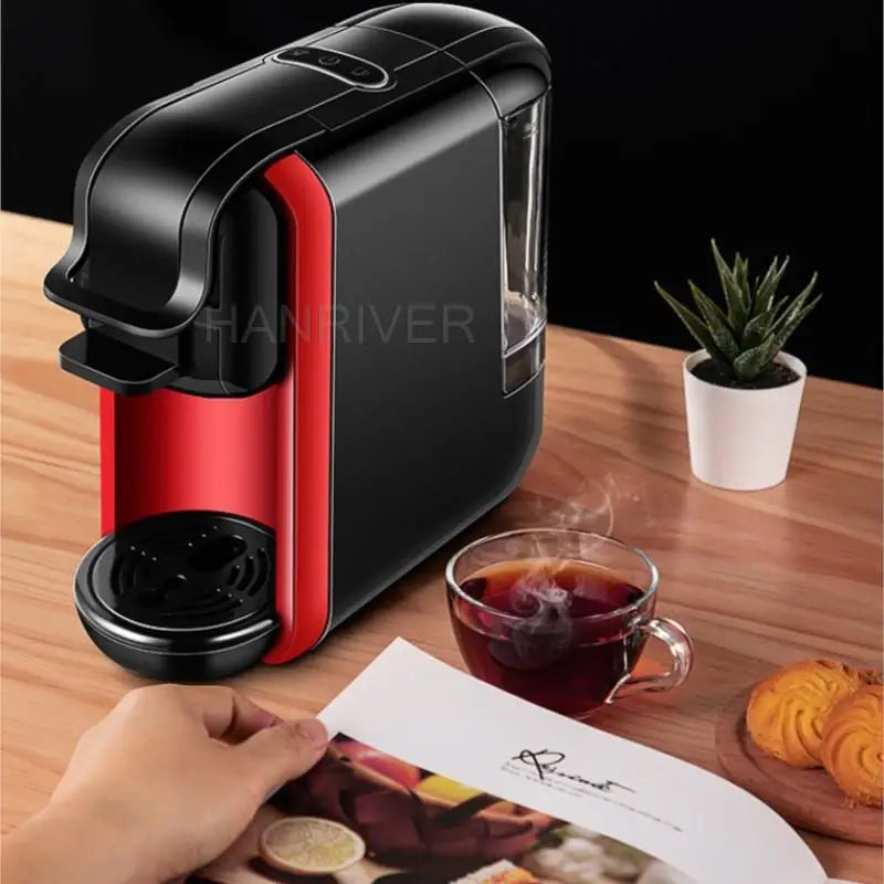 Portable Capsule Coffee Machine 1450W – Espresso & Americano Brewer for Home Office