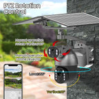 4G Solar Outdoor 8MP Zoom Security Camera