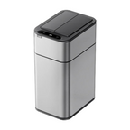 15L Smart Sensor Trash Can with Auto Lid & Bagging