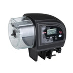 Electronic Aquarium Feeder with Adjustable Portion Control and Large Capacity Black