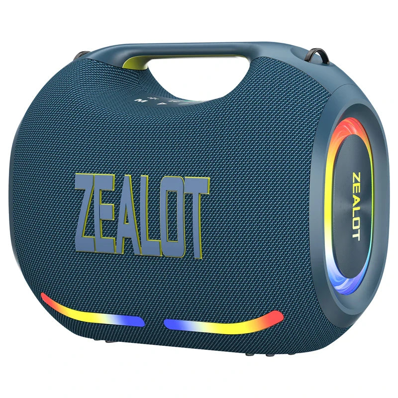 120W Portable Bluetooth Speaker with Subwoofer and Power Bank