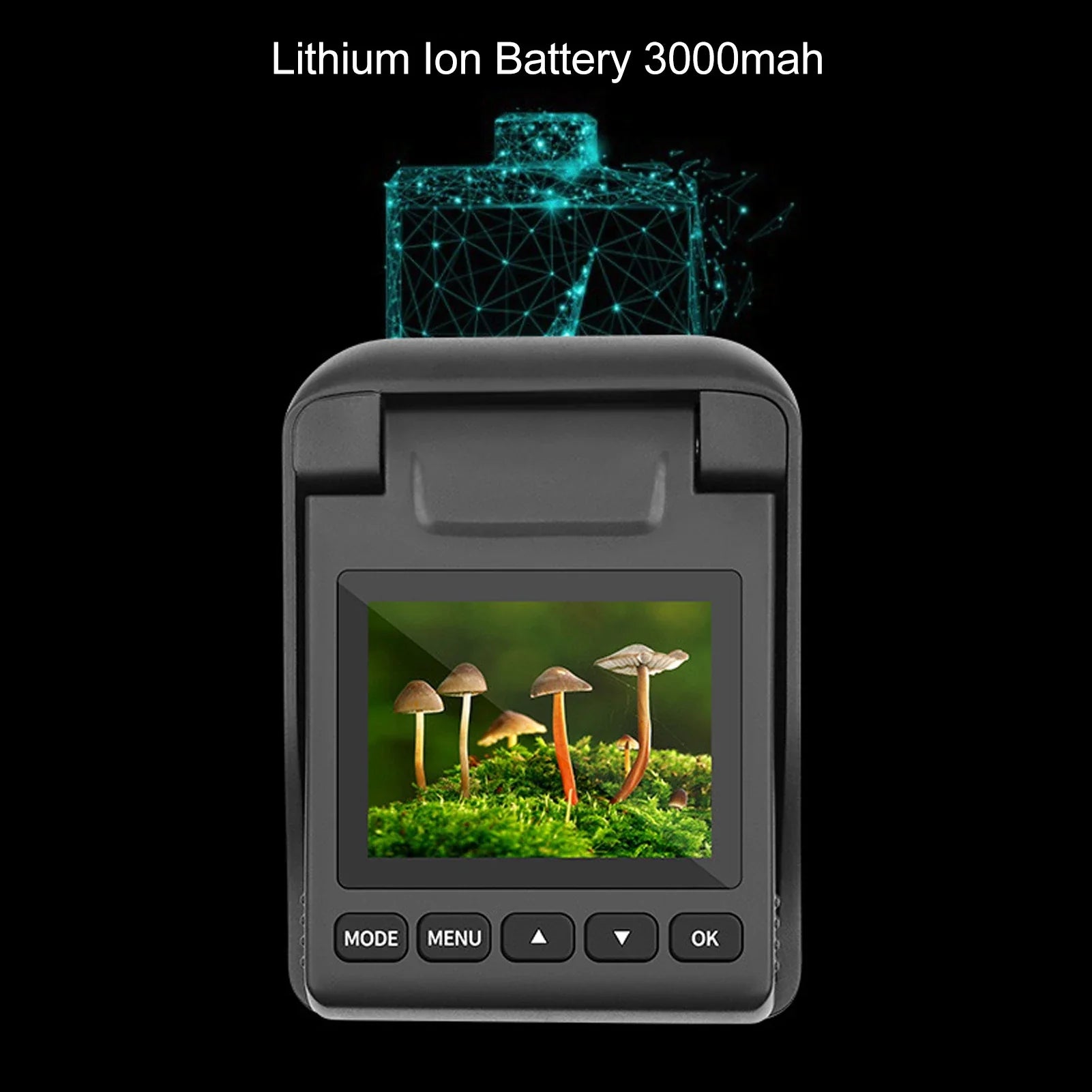 4K 32MP Time Lapse Camera with LCD, Waterproof, for Outdoor Construction