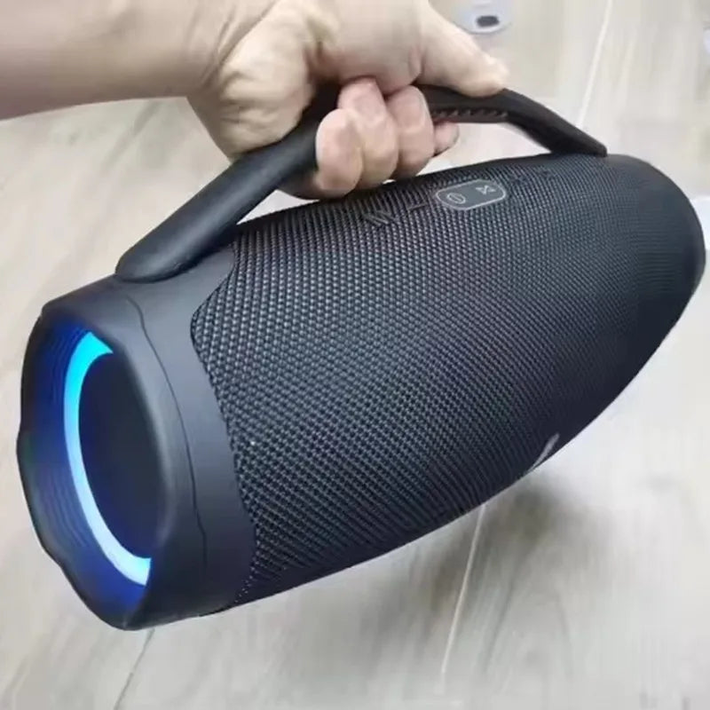 100W Outdoor Bluetooth Speaker with USB/TF/AUX Support Blue