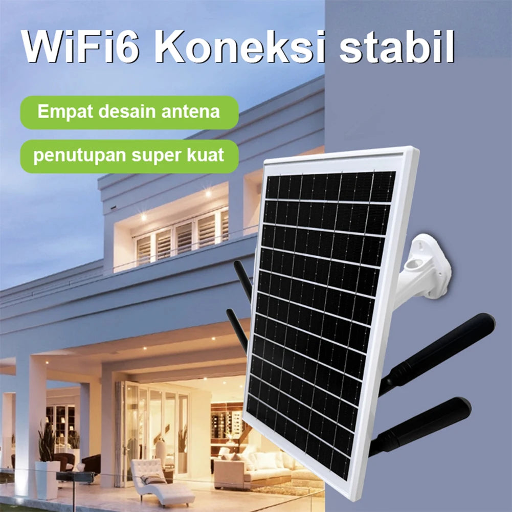 Portable 4G LTE Solar WiFi Router with 25600mAh Battery & SIM Slot Waterproof Outdoor Hotspot