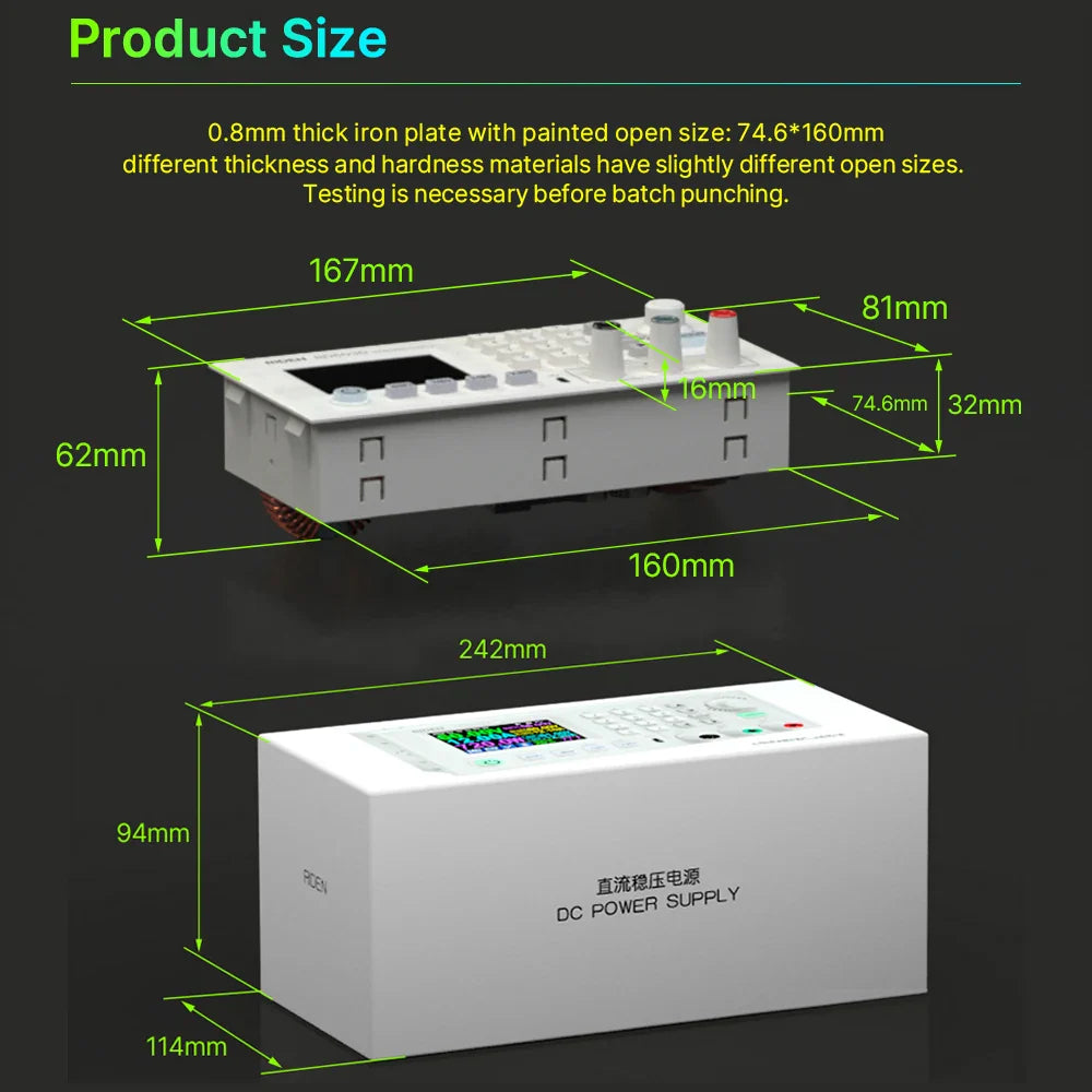 1800W DC Step-Down Power Supply Module with App Control