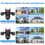 10K WiFi PTZ Security Camera with 10X Zoom