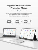 Portable 15.6" 1080p Gaming Monitor with HDR & Speakers
