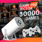 Wireless HD Gaming Projector with Controllers, 64GB Card & WiFi