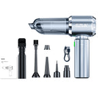 Rechargeable Handheld Vacuum Cleaner Max 180000PA Suction, Quiet, Compact for Home & Car