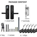 Electronic Smart Door Lock with Biometric, Camera, and App Control
