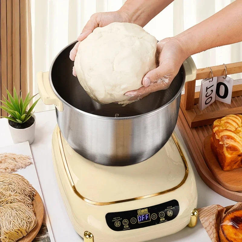 Household Dough Mixer – Compact Electric Kneader with Auto Mixing & Proofing for Home Use