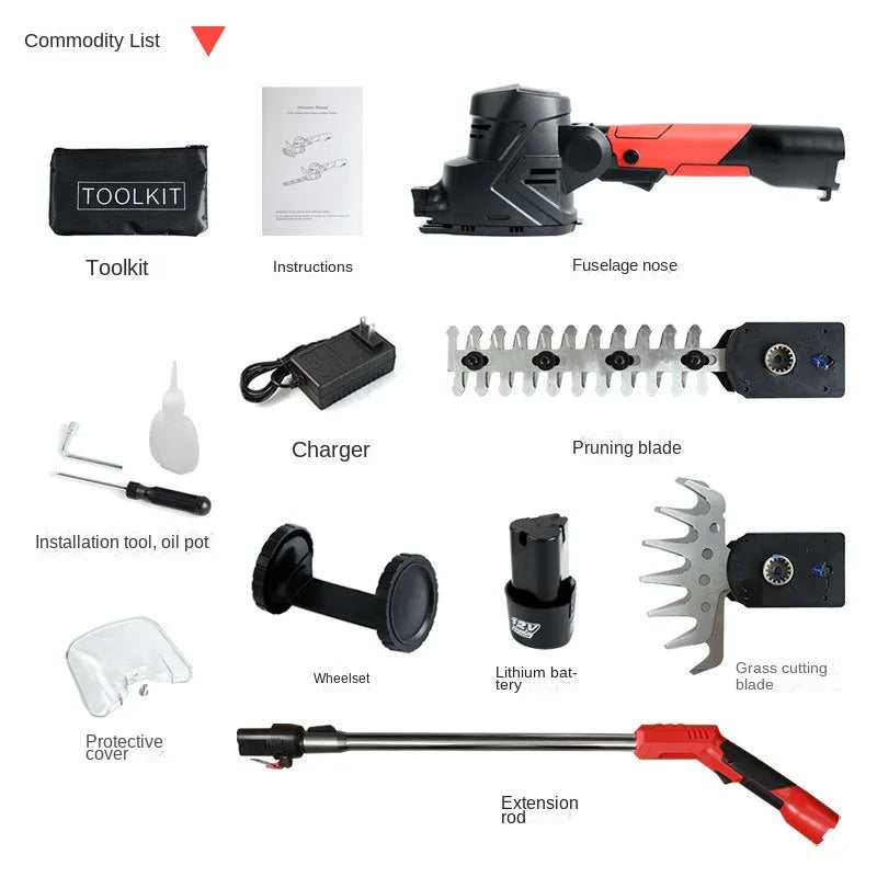 Electric Hedge Trimmer with Accessories AU Plug