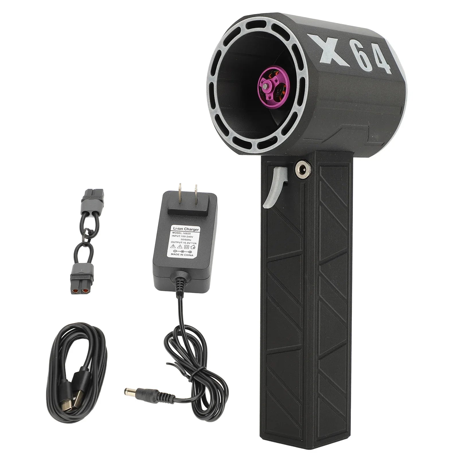 64mm Rechargeable Dust Blower for Home and Car Cleaning