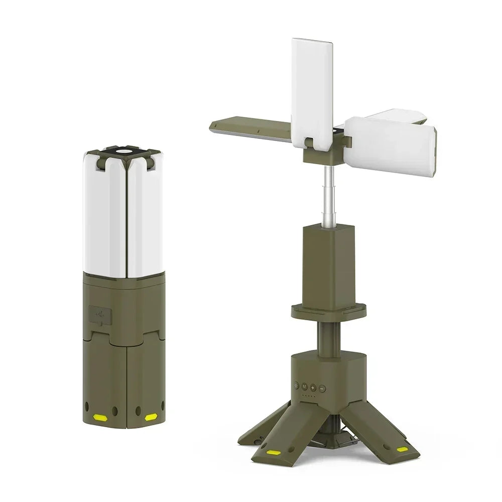 Waterproof Outdoor Lantern with Power Bank and Brightness Control