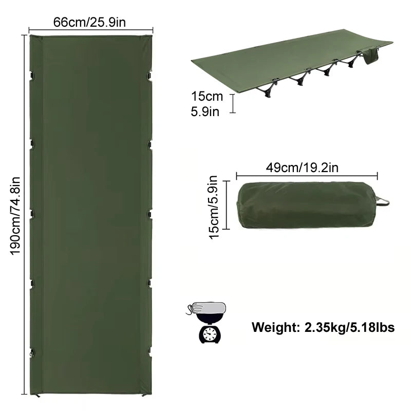 Ultralight Compact Camping Bed for Hiking, Travel and Outdoor Adventures