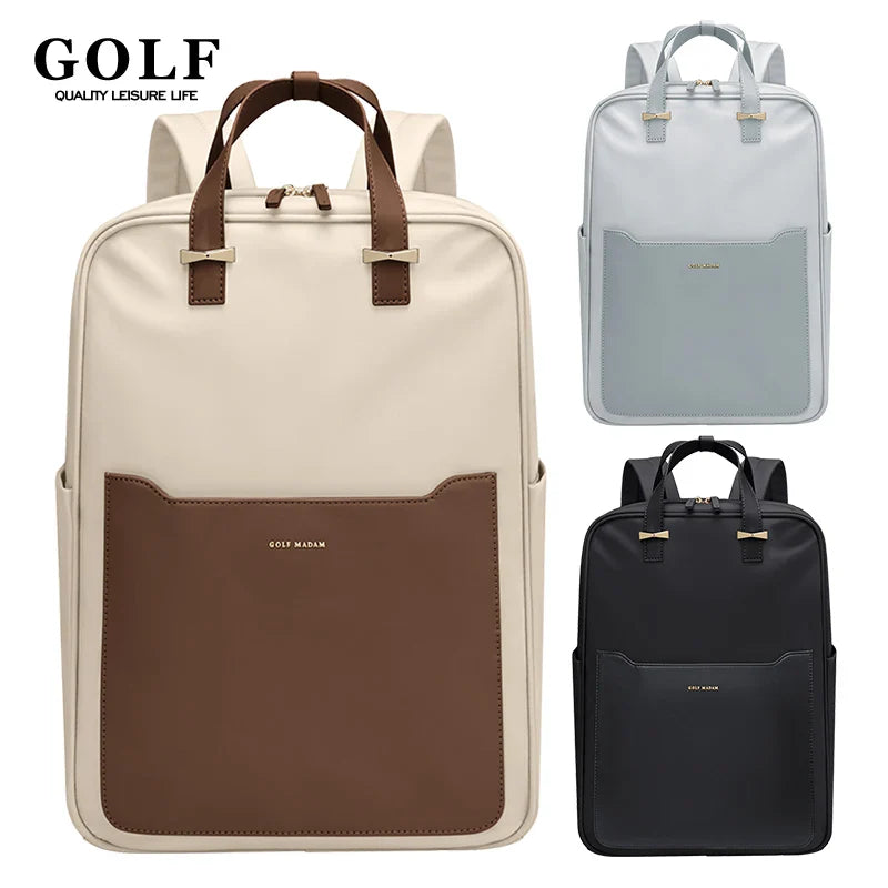 Waterproof Laptop Backpack for Women – Khaki, 14" Travel Bag