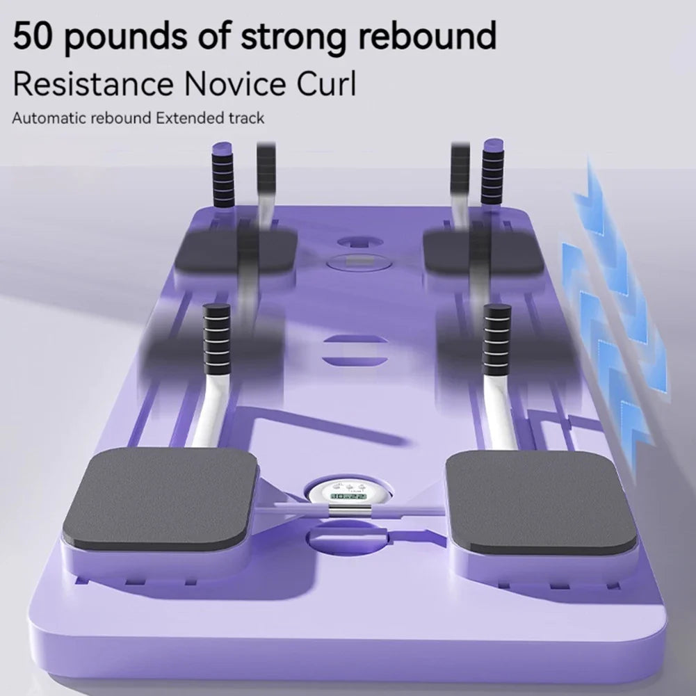 Heavy Duty Home Fitness Board with Timer and Handles
