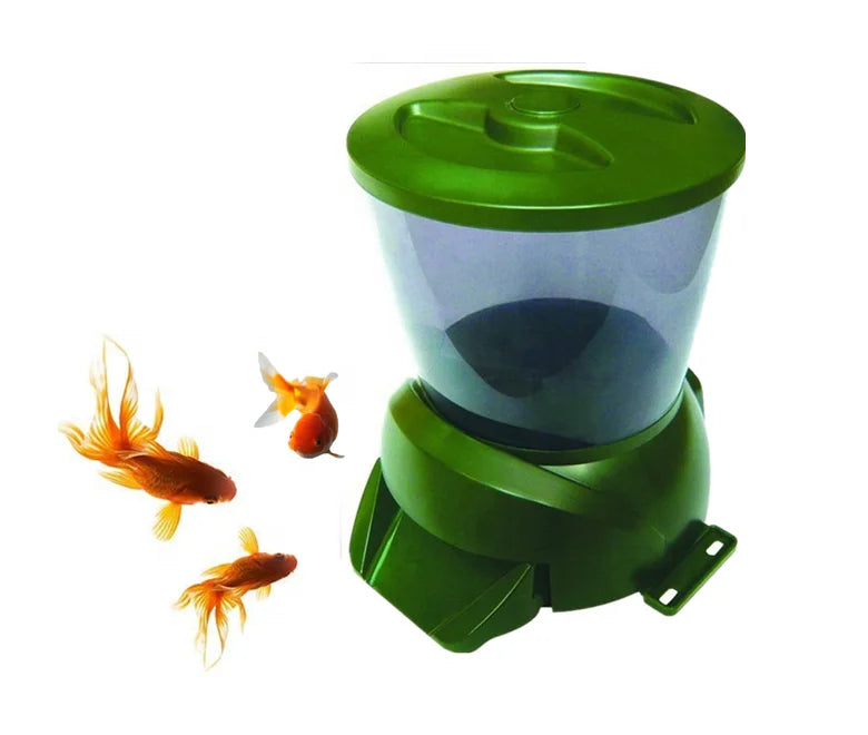 Automatic Fish Feeder 4.25L – Timed Dispenser for Indoor & Outdoor Ponds