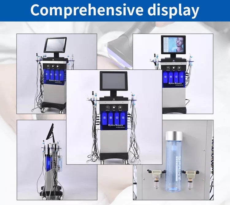 14-in-1 Facial Machine with Oxygenation Scrubber 220V