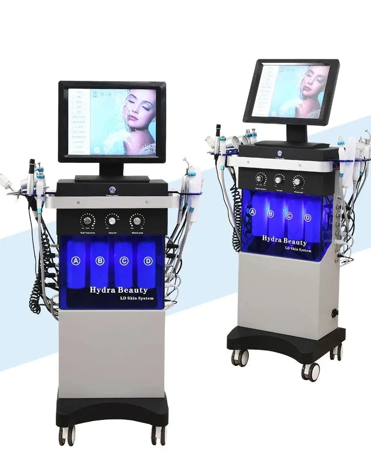 14-in-1 Facial Machine with Oxygenation Scrubber 220V