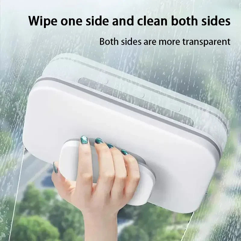 Double-Sided Magnetic Window Cleaner for 3–10mm Glass