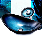 Creative Ingot-Style Glass Washbasin for Modern Bathrooms