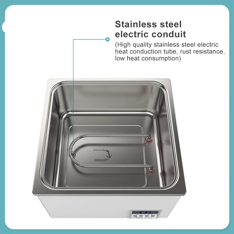 300W Digital Lab Water Bath , Single Hole, Precise Temperature Control
