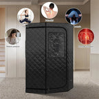 Full Size Steam Sauna Set Coffee Colour with Extra Accessories