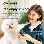 Rechargeable Pet Grooming Dryer – Lightweight & Quiet, Green