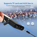 15-Receiver FM Wireless Audio Tour Guide System Portable