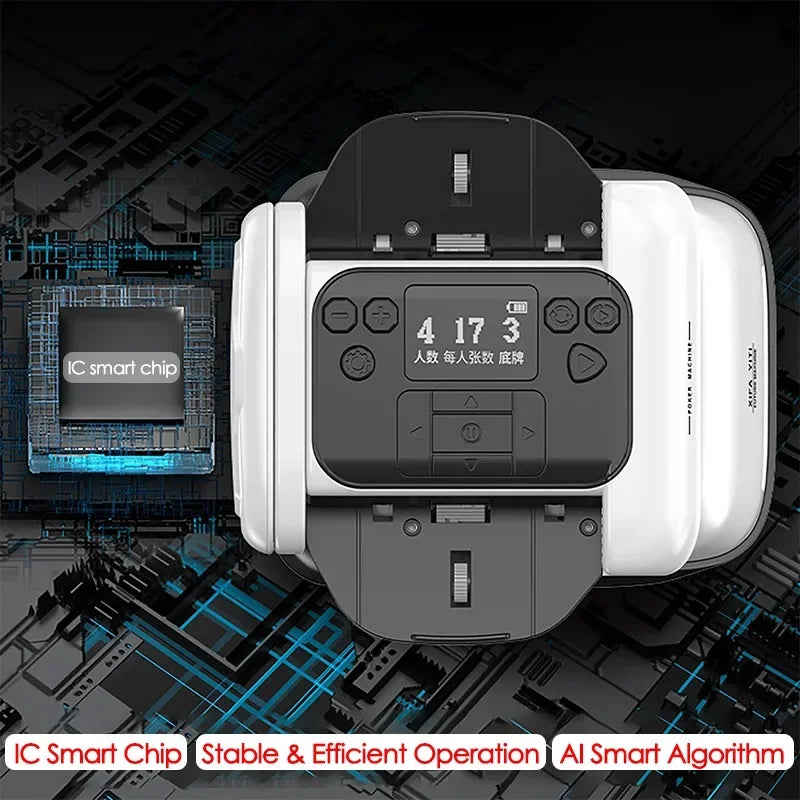 Automatic Playing Card Shuffler and Dealer for Home Games