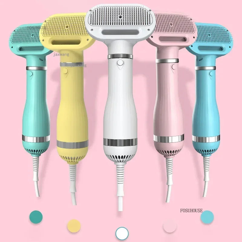 Portable Pet Grooming Dryer Hair Removal Brush and Massage Comb 2-in-1