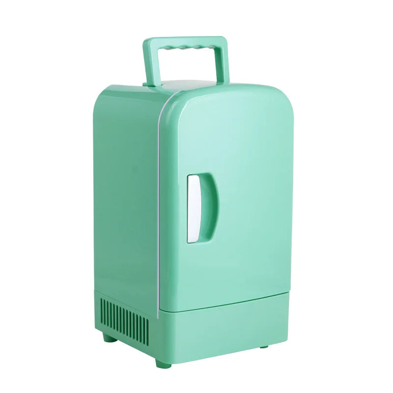 4L Car and Home Mini Fridge – AC/DC Dual Power, Hot & Cold