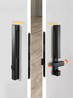 Silent Indoor Sliding Door Lock for Bedroom & Living Room, Key Included