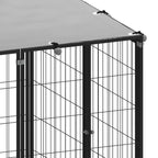 Portable Outdoor Pet Enclosure with Roof – Steel Frame, 110x110x110cm