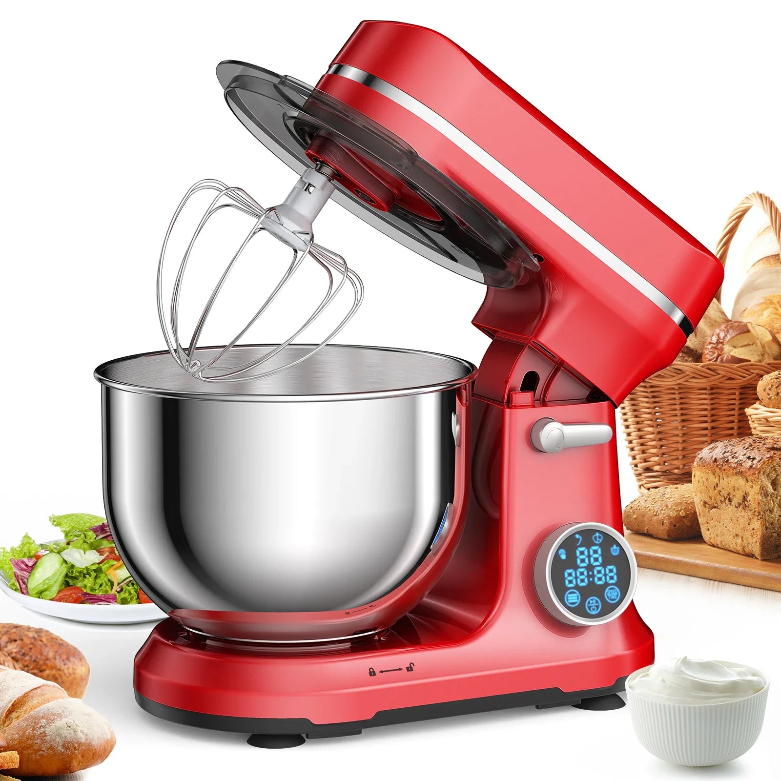 5 L 11-Speed Kitchen Mixer with Digital Screen