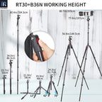 197cm Heavy Duty Tripod Monopod, Flip Lock, 15kg Load Capacity