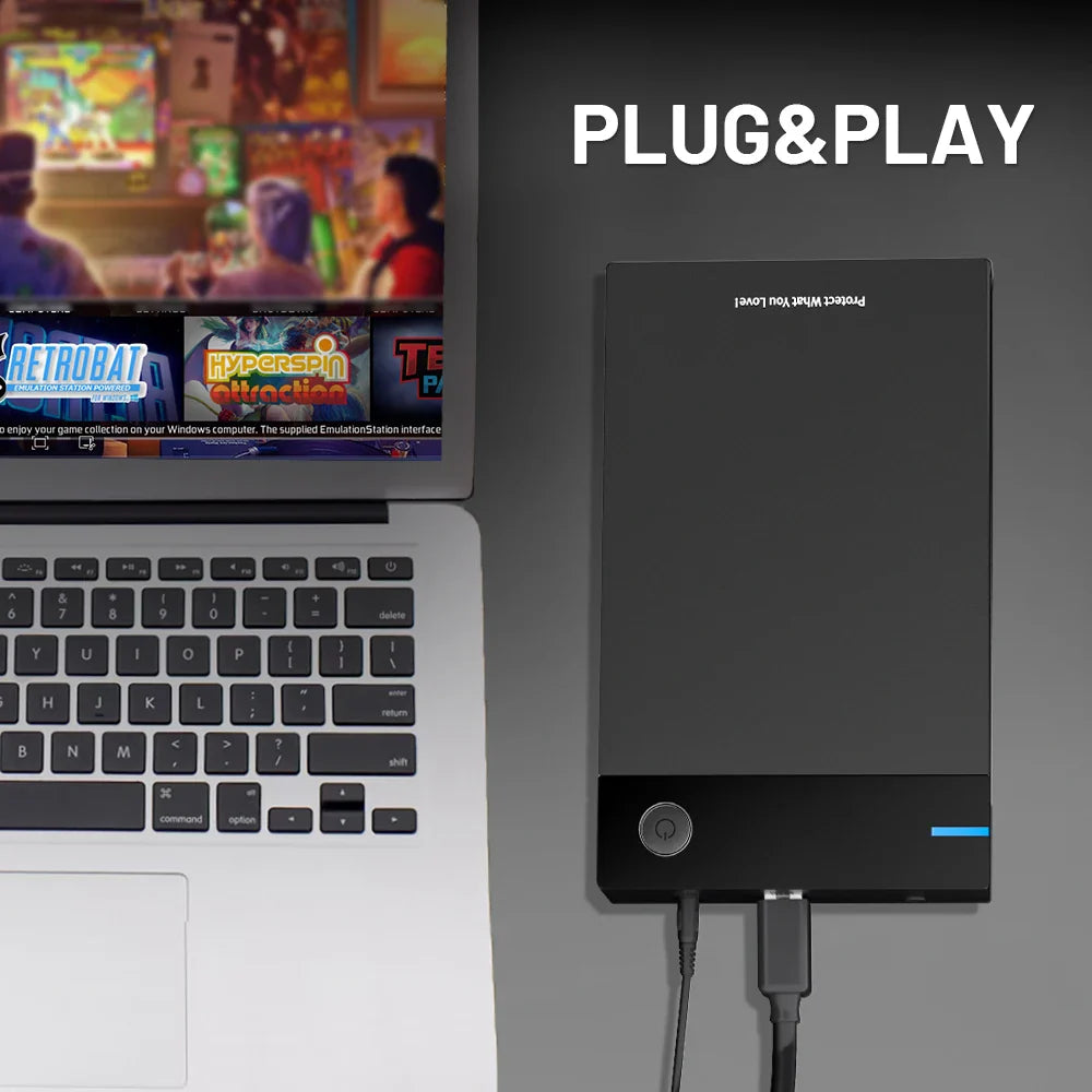 12TB Plug & Play Retro Gaming HDD with 86,000+ Games MS 12T DUO HDD