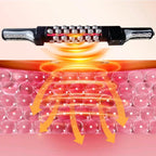 Heated Red Light Body Massager with 360° Roller – AU Adapter
