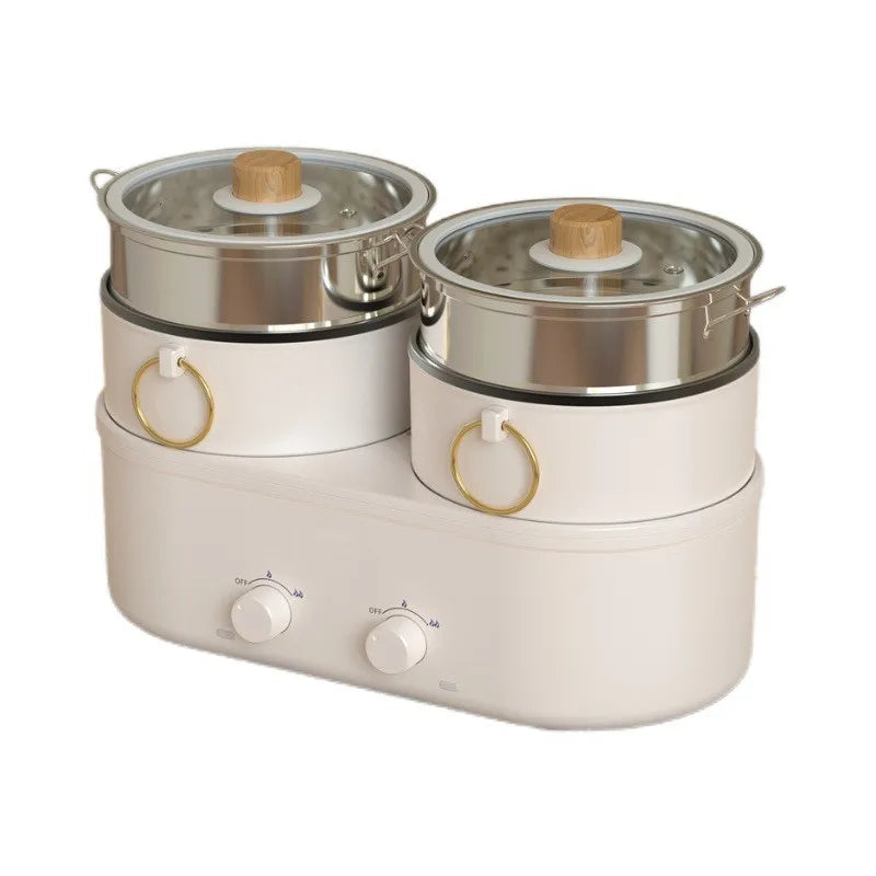 1.8L Electric Hot Pot & Non-Stick Wok Multi-Function Cooker for Rice, Soup & Stir-Fry