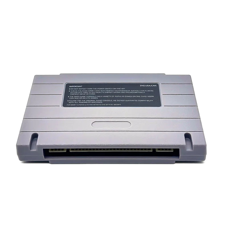 16-Bit Retro Game Cartridge with Instant Save and 8GB Storage – Compatible with SNES/SFC