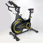 Indoor Fitness Bike with Electronic Display & Flywheel - Fashion Model