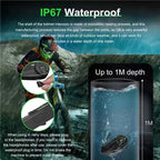 2-Pack Bluetooth Motorcycle Intercom Set with Music Sharing
