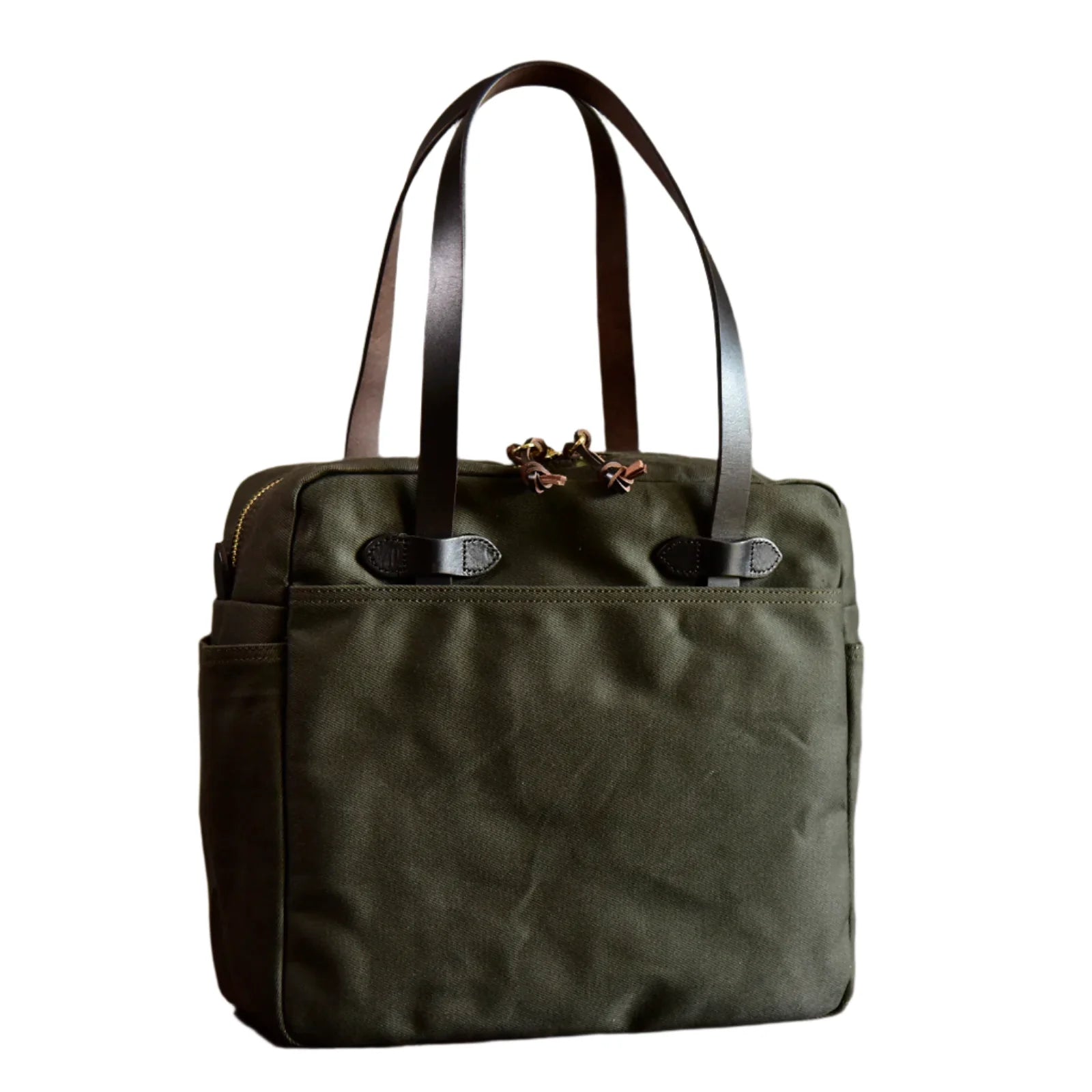 Large Canvas Travel Tote Bag – Army Green, Waterproof & Durable