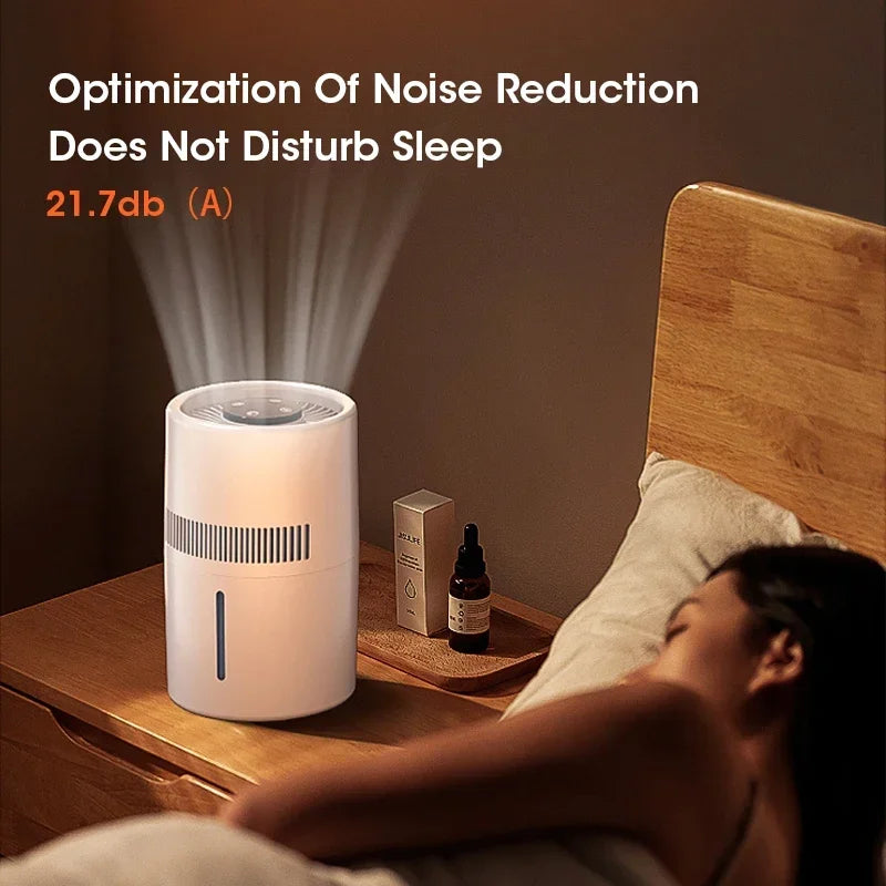 4L Rechargeable Filtered Air Humidifier Fog-Free Humidification with Auto Shut-Off for Home Use