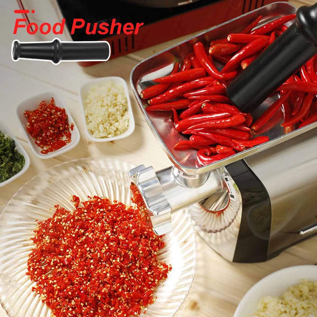 Powerful 500W Stainless Steel Electric Meat Grinder for Home Kitchen Use